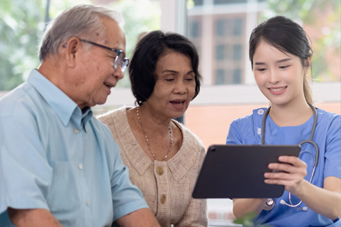 Intelligent solution for improving the quality of home-based elderly care security management services through Yijiatong